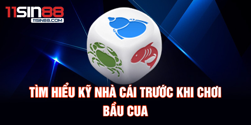 Kinh nghiệm chơi bầu cua hiệu quả cho người chơi mới nhất 2024 2 Tìm hiểu kỹ nhà cái trước khi chơi bầu cua.